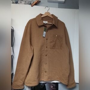 Goodfellow & Co Men's Brown Quilted Shirt Jacket